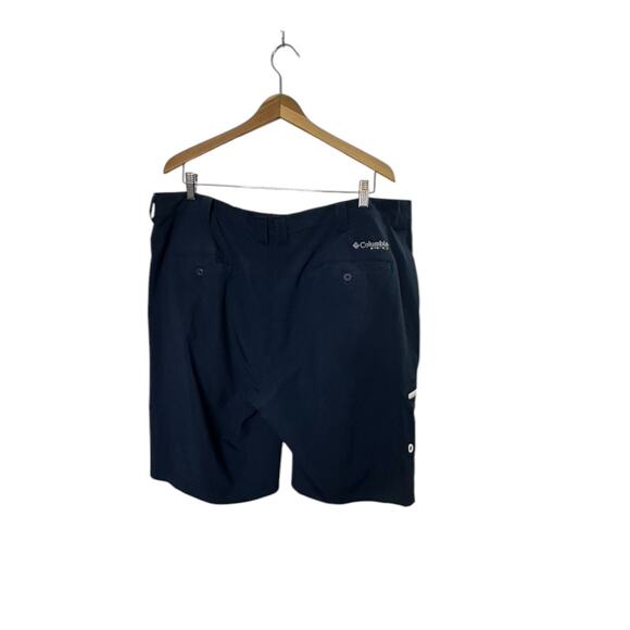 Columbia Men's PFG Terminal Tackle II 10" Shorts Navy Blue Size 40 Bottle Opener - Picture 2 of 5